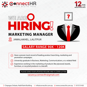 Opportunity: Marketing Manager